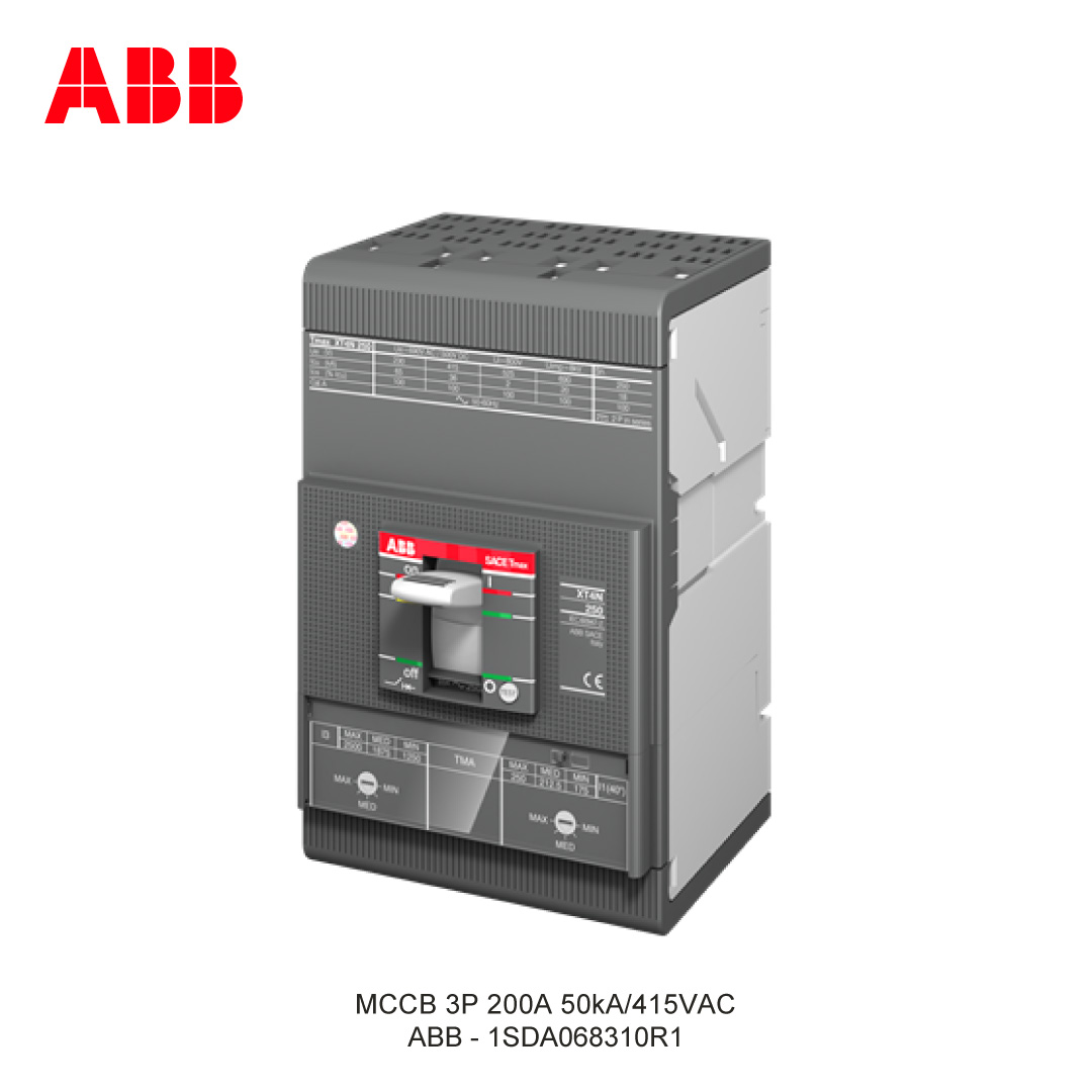 MCCB 3P 200A 50kA/415VAC