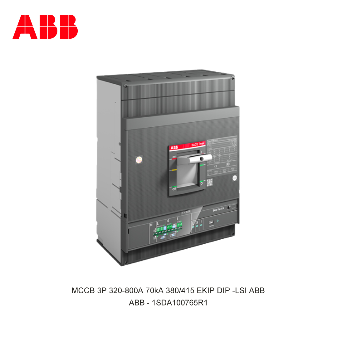 MCCB 3P 320-800A 70kA 380/415 EKIP DIP -LSI ABB