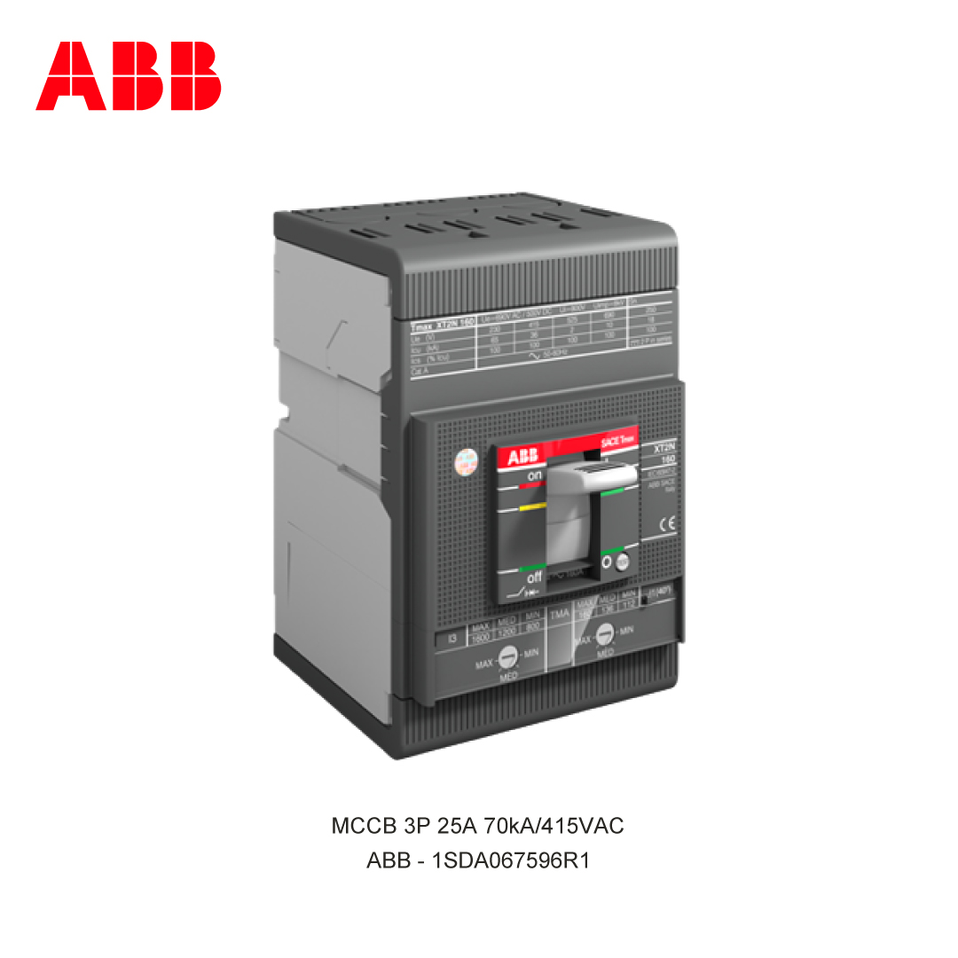 MCCB 3P 25A 70kA/415VAC