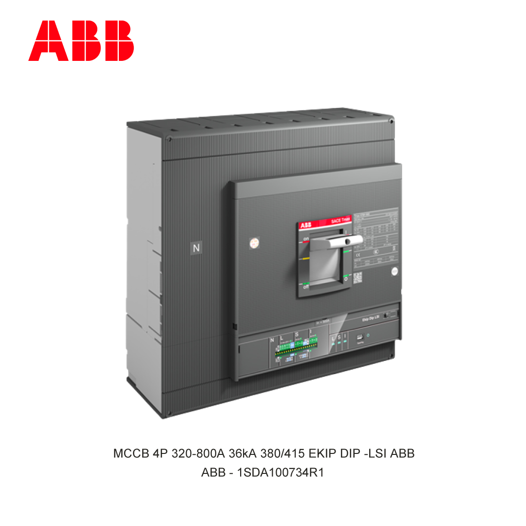 MCCB 4P 320-800A 36kA 380/415 EKIP DIP -LSI ABB