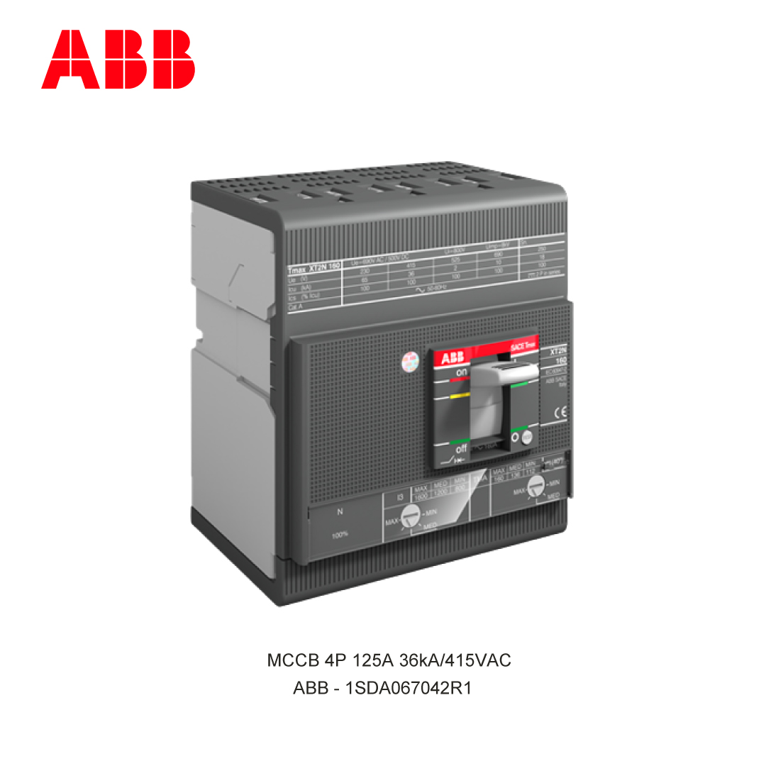 MCCB 4P 125A 36kA/415VAC
