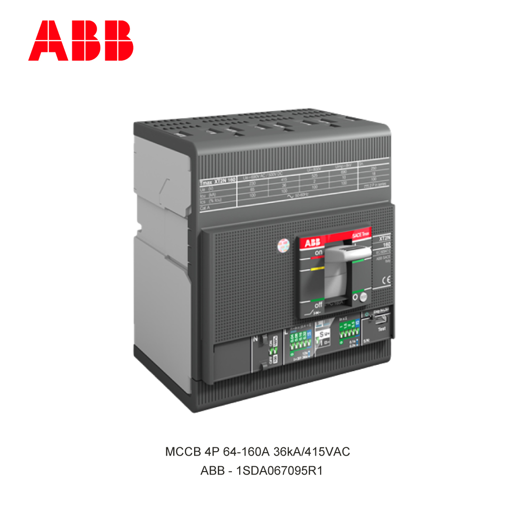 MCCB 4P 64-160A 36kA/415VAC