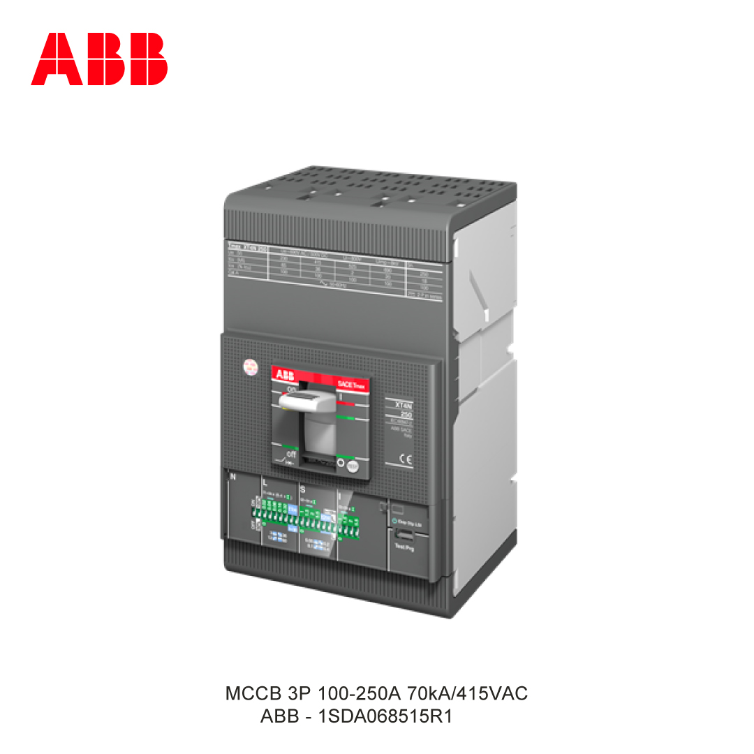 MCCB 3P 100-250A 70kA/415VAC