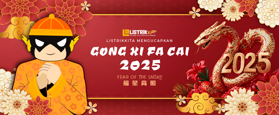 Listrik Kita Wishes You a Happy Chinese New Year 2025!
