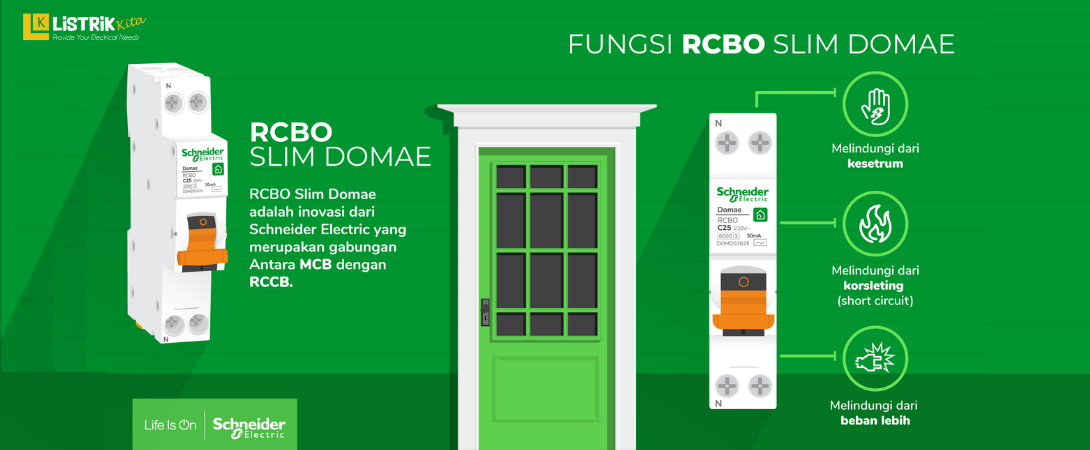 RCBO Slim Domae Schneider Electric: Function and How It Works