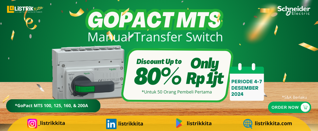 PROMO GOPACT MTS MANUAL TRANSFER SWITCH SCHNEIDER ELECTRIC
