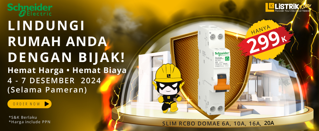 Protect Your Home Wisely, Use Schneider Electric's Domae Slim RCBO!